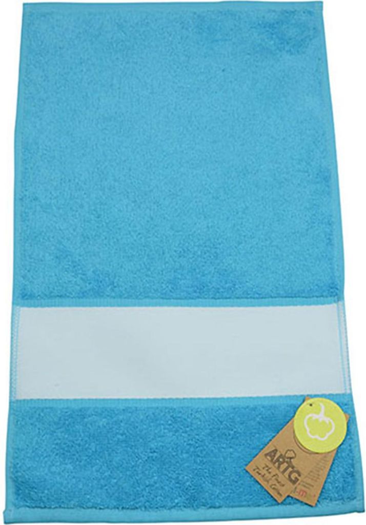 A&R AR085 | SUBLI-Me Guest Towel - Gästetuch - 30 x 50 cm - Farbe: Aqua Blue - Größe: 30 x 50 cm