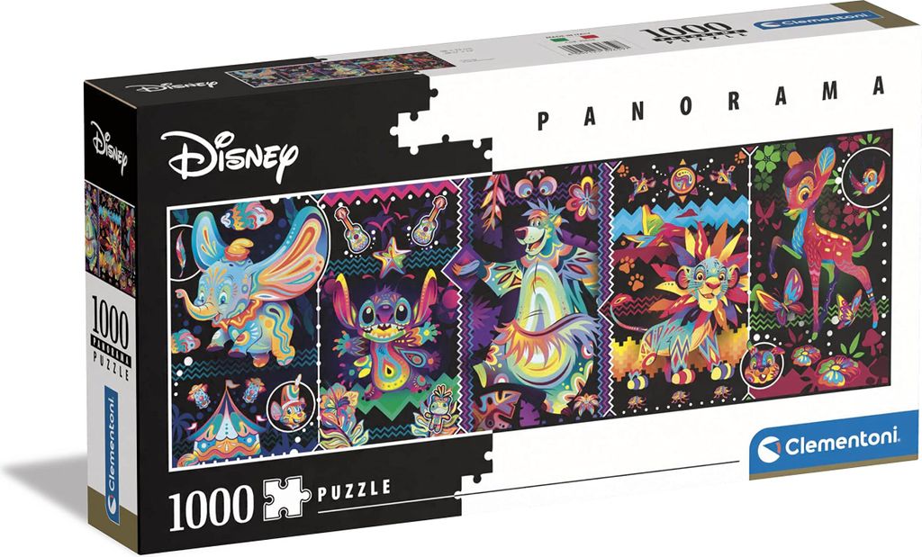 Puzzle 1000 Teile Panorama - Disney Joys Produktbild 
