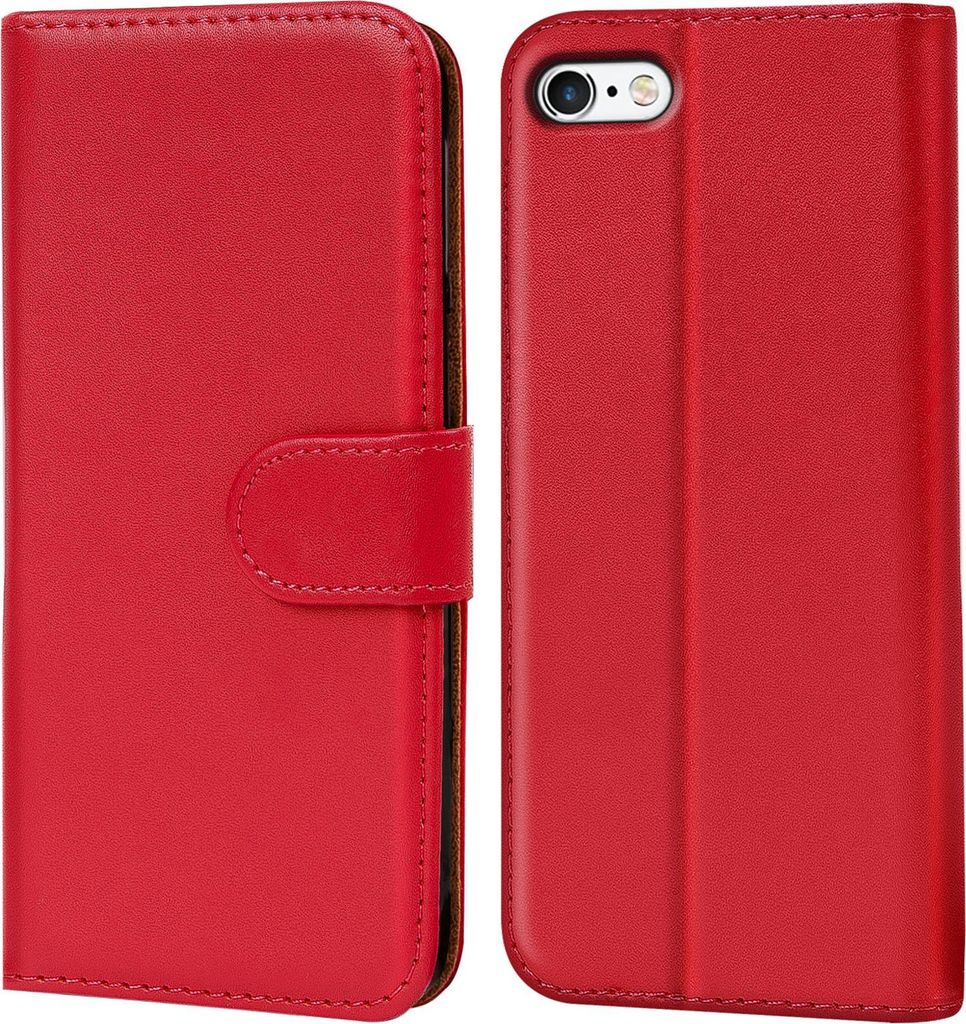 Book Case für iPhone 6 6s Hülle Flip Cover Handy Tasche Schutz Hülle Etui Schale
