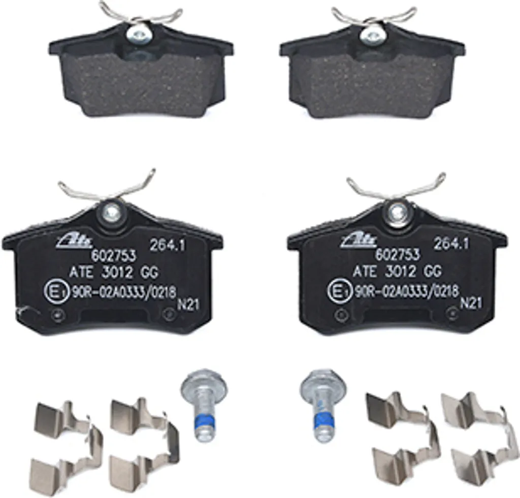 Plaquettes de frein ATE 13.0460-2753.2 pour Megane III et Scenic III