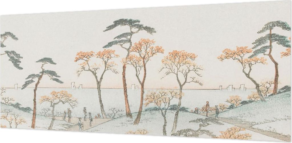 Wandtapete - Dekorative Tapete für Wohnzimmer- Tapetenfolie für Wanddekoration - 208x146 cm - Friedliche Landschaft