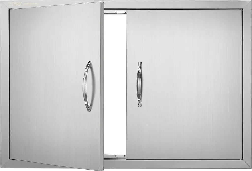 Offerta Porta Barbecue ad Incasso 838x558 mm - Doppia Porta Inox