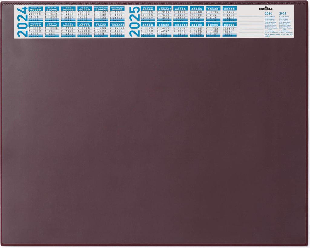 DURABLE Podk?ad na biurko 650x520 mm z kalendarzem i Zdjęcie produktu 