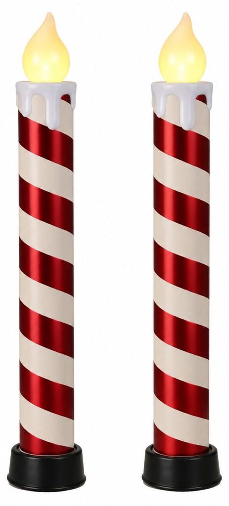 2x LED Candy Kerze 83cm | Outdoor