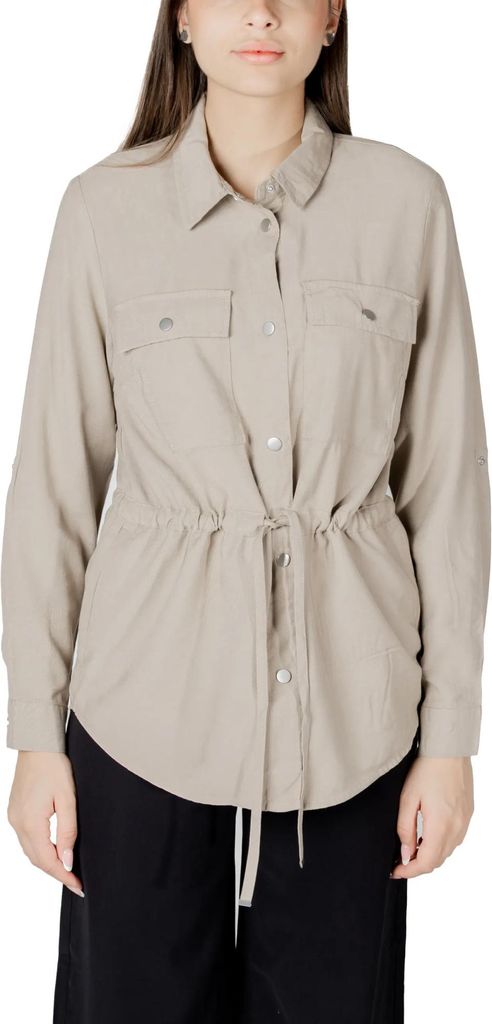 Only Hemd Beige 485750 : Größe - S Größe: S