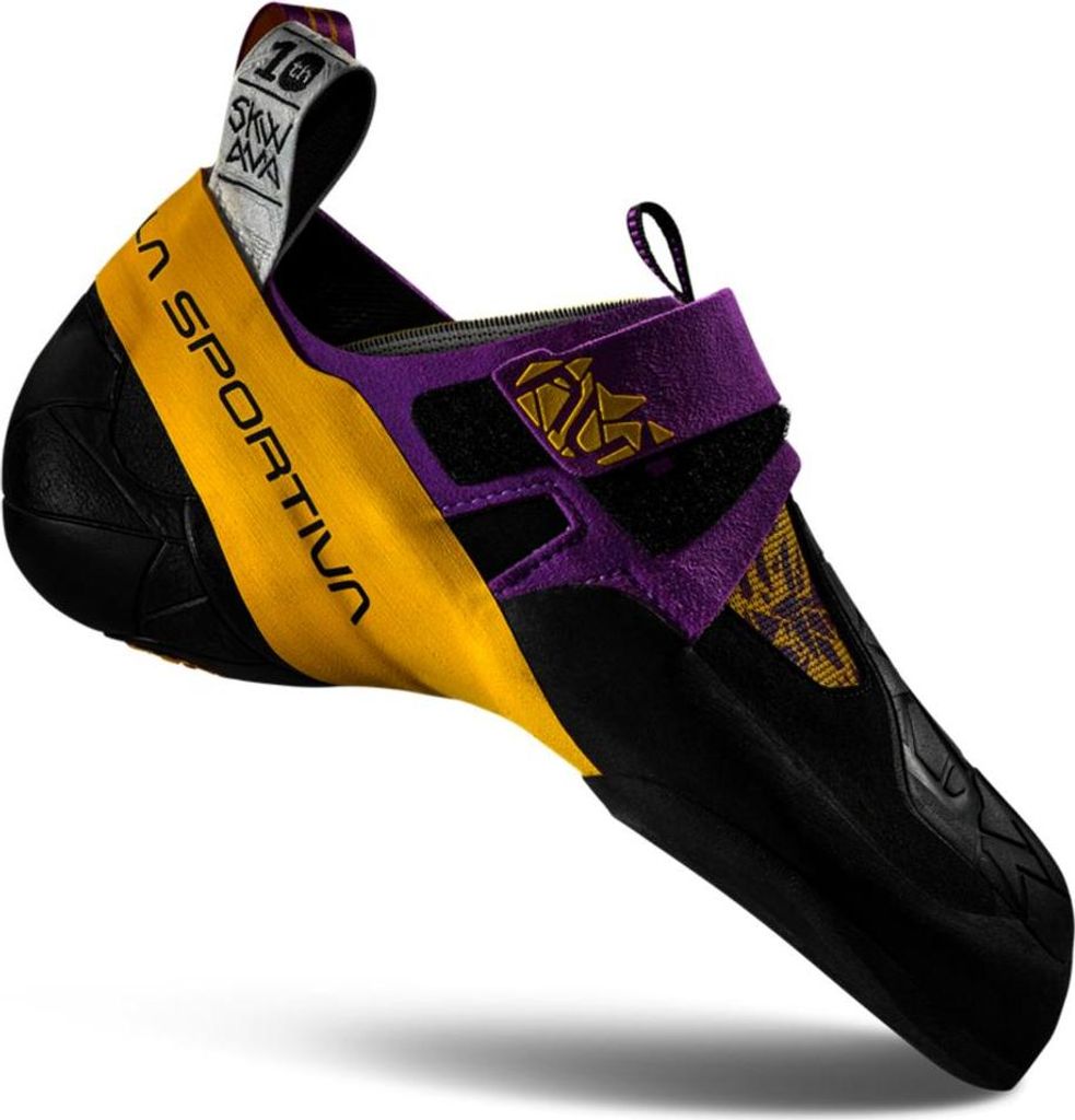 Skwama, Purple/Yellow, 46, Climbing, Footwear, Climbing Shoe, Man - La Sportiva