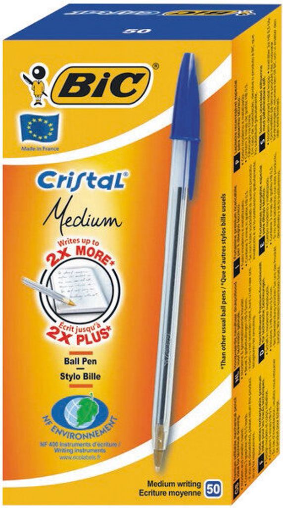 Guľôčkové pero, 0,32 mm, s vrchnákom, BIC "Cristal Obrázok produktu 