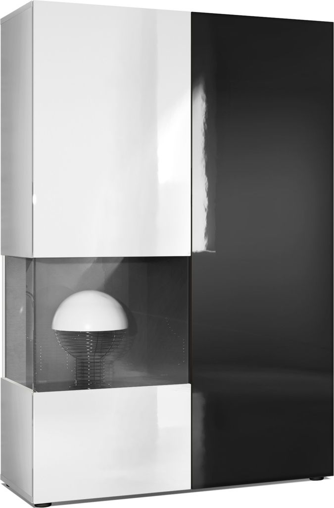 Vladon Vitrine Kommode Hochschrank Morena,  Germany, Korpus Produktbild 