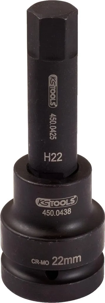 KS TOOLS 450.0498 Bussola 1" Esagonale 36mm Lunga | Alta Coppia