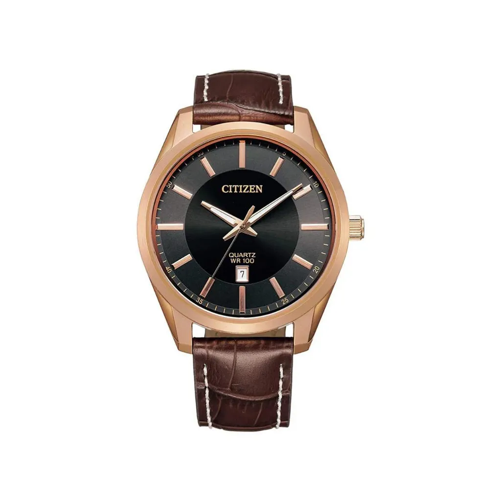Montre Quartz Citizen BI1033-04E Etanche 50m et Finition Or Rose Luxe