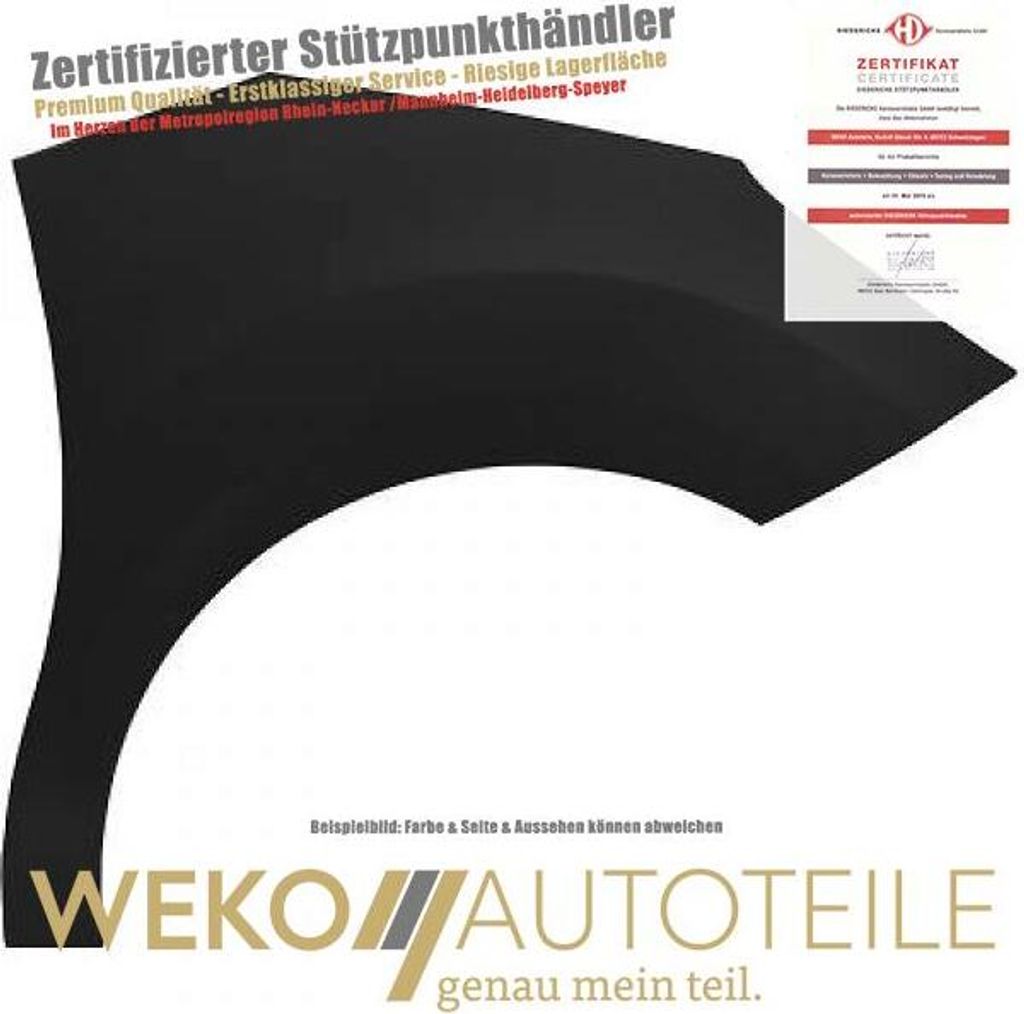 Diederichs Kotflügel li. Citroen C3, 09->>