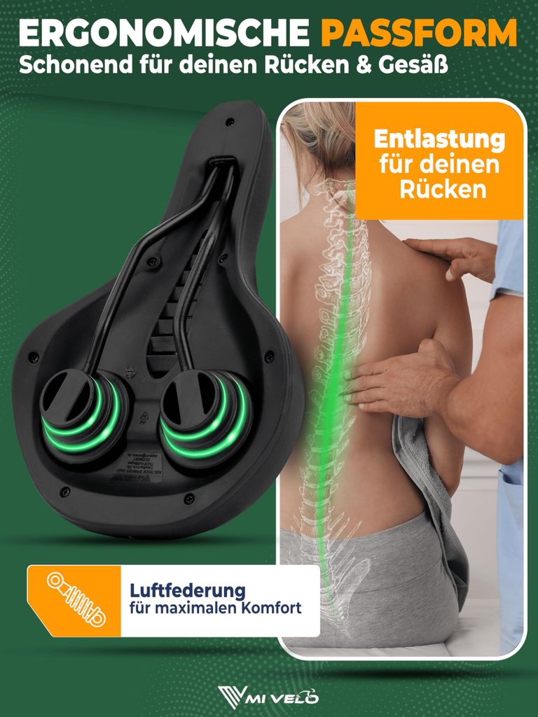 Westbiking Comfort Fahrradsattel – Der Bequemste Sattel Mit Memory-Schaum, Belüftung & Stoßdämpfung Für Schmerzfreies Radfahren Westbiking Comfort Fahrradsattel – Der Bequemste Sattel Mit Memory-Schaum, Belüftung & Stoßdämpfung Für Schmerzfreies Radfahren