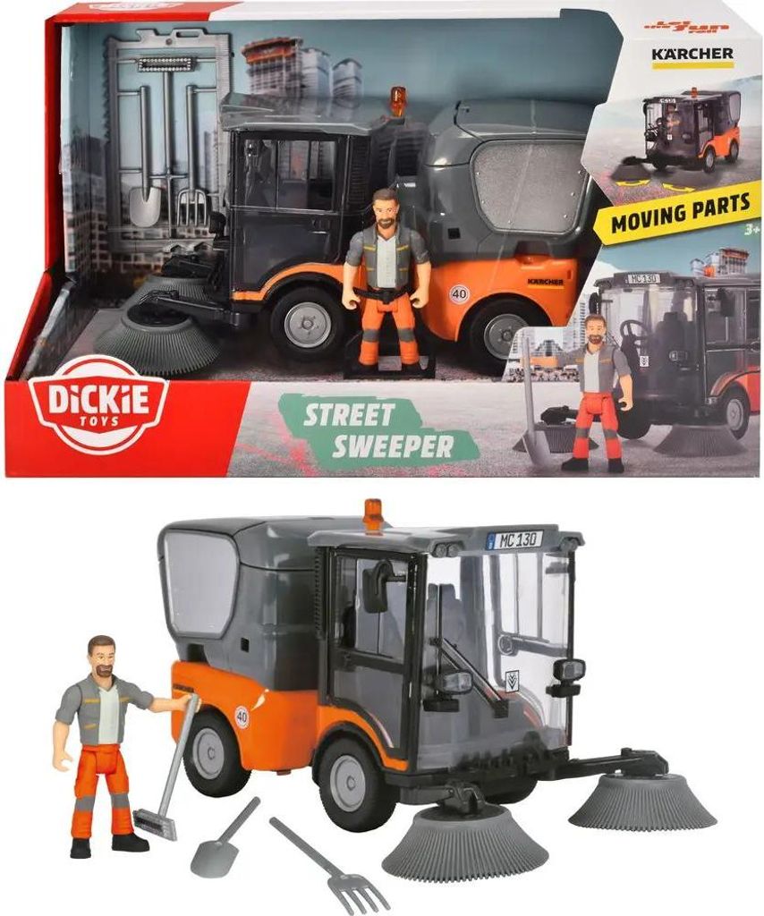 Dickie Toys Kärcher zametací stroj Street Sweeper 19,5 cm Obrázek produktu 