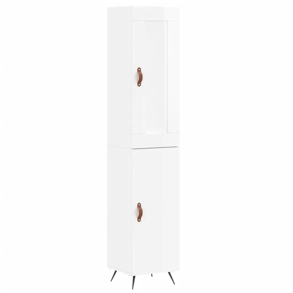 Armadio Ufficio/Casa Bianco Lucido 180cm | vidaXL Highboard Verticale - 2