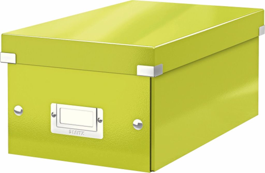 LEITZ DVD Ablagebox Click & Store WOW grün