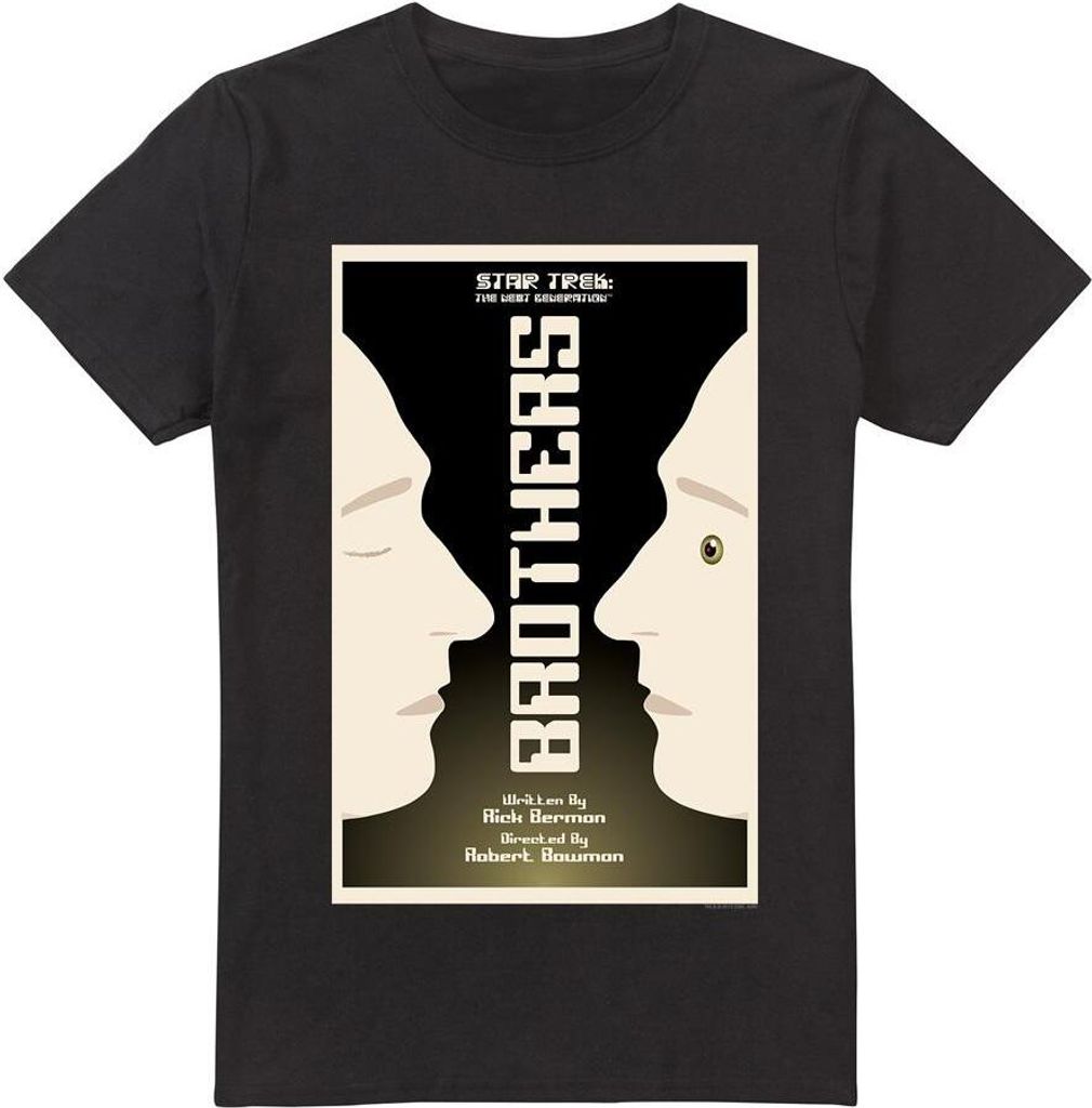 Star Trek - "The Next Generation Season 4 Episode 3" T-Shirt für Herren TV14107 (L) (Schwarz)