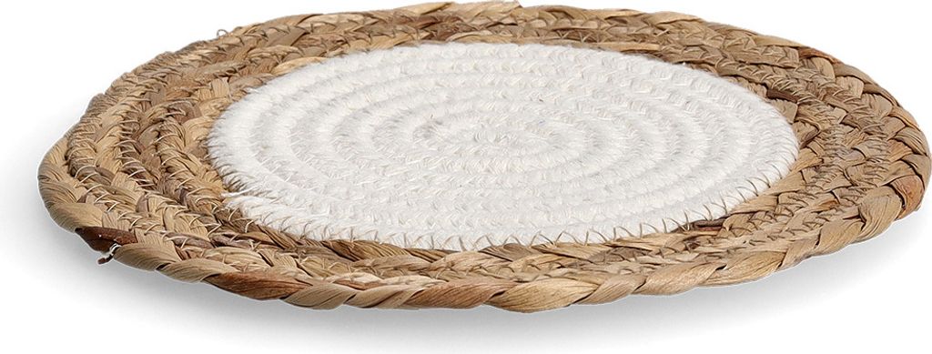 Zeller Topfuntersetzer "Boho Kitchen", Baumwolle/, natur/weiß