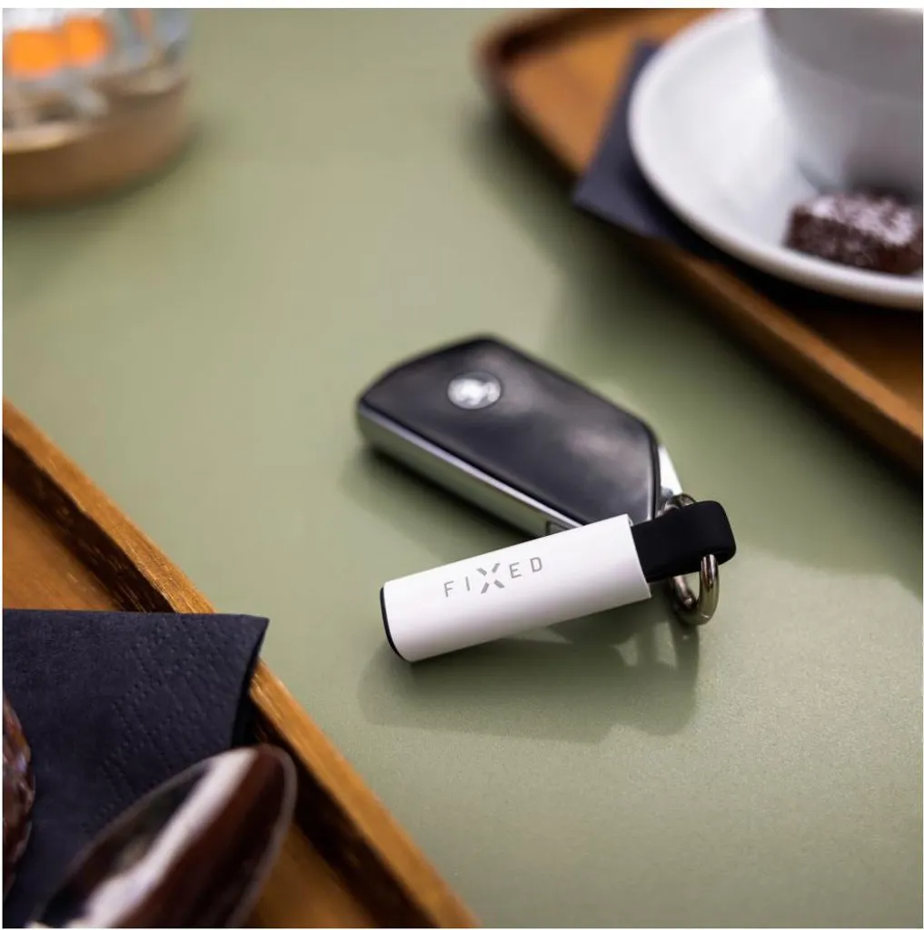 Traceur Bluetooth Connecté Fixed Tag Stick Blanc Compatible Find My - 3