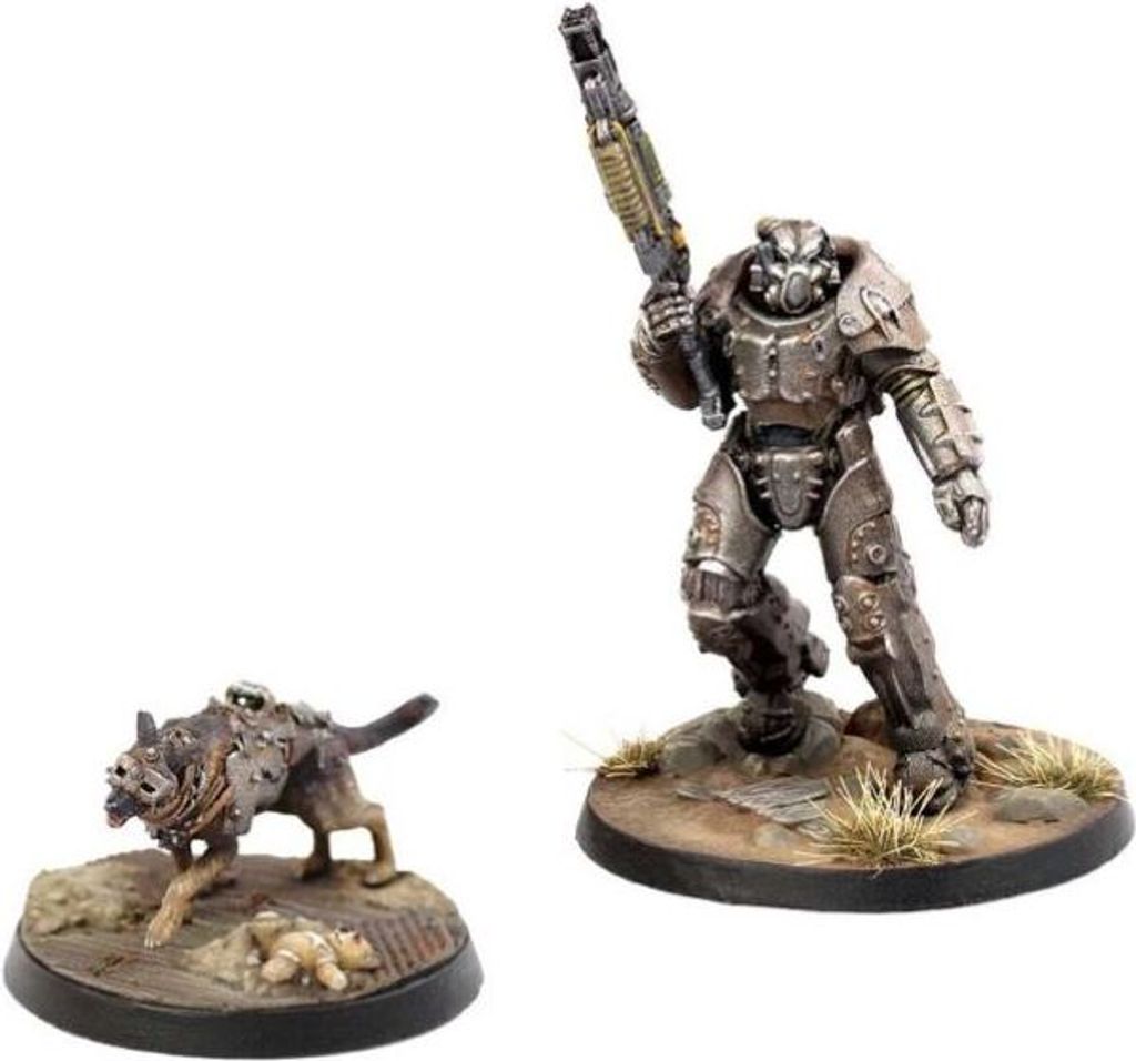 Fallout: Wasteland Warfare - X-01 Survivor & Dogmeat - Englisch