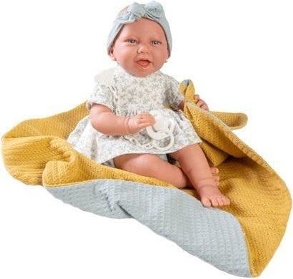 Lalka hiszpańska Nacida Carla 40 cm z kocykiem