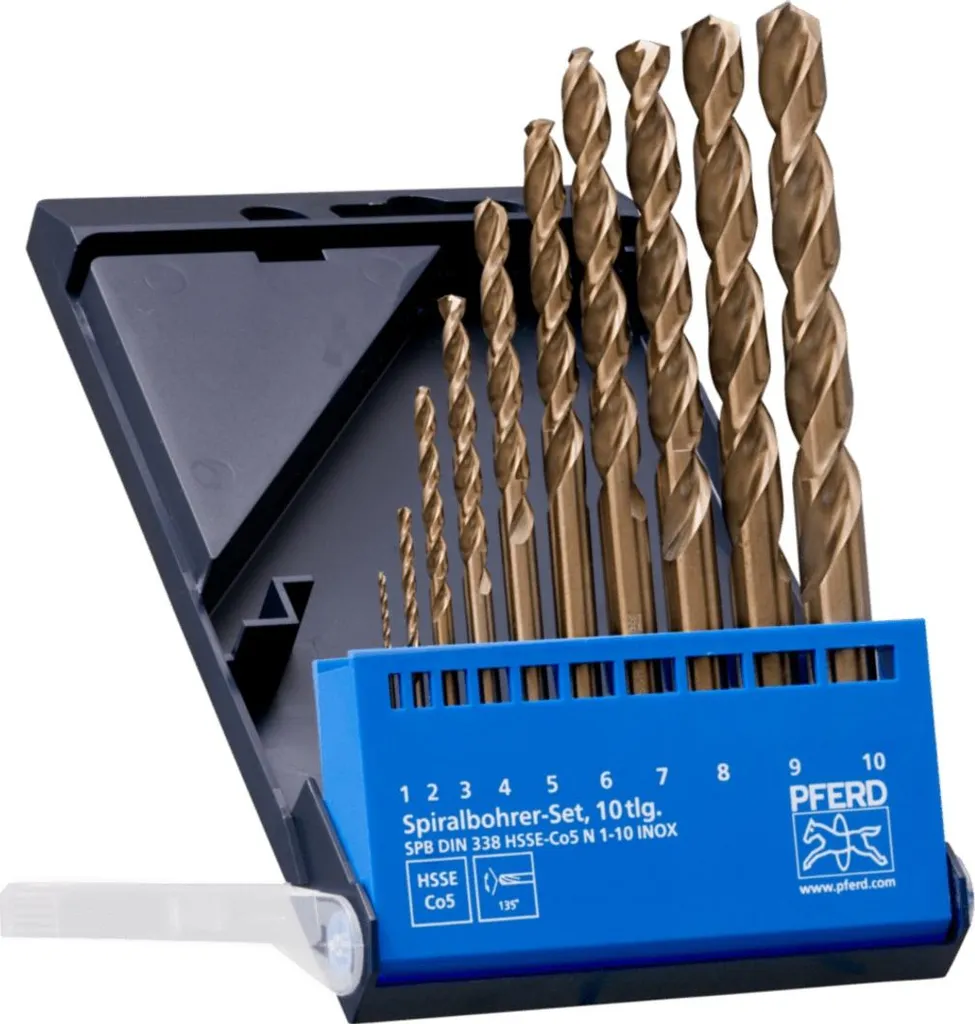 PFERD Set Punte Inox 1-10 mm HSSE | Il Kit Definitivo per il Fai-da-te