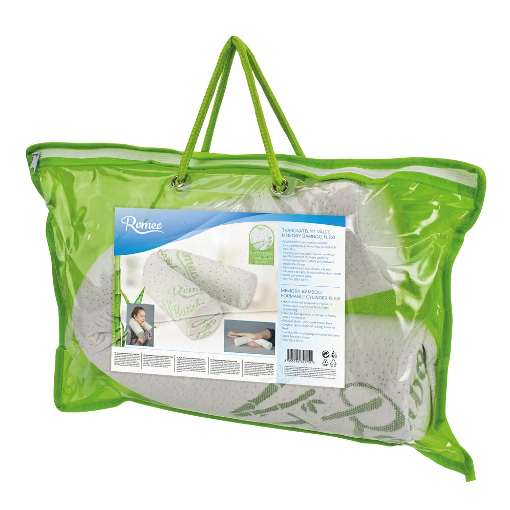 Rouleau modelable FLEXI MEMORY BAMBOO 68x10 cm à mémoire de forme