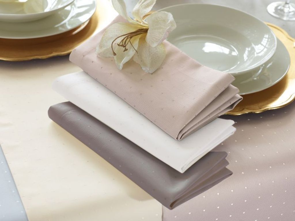 Curt Bauer Damast Servietten 2 Stück Petito 3815 Farbe platin Größe 50x50x2