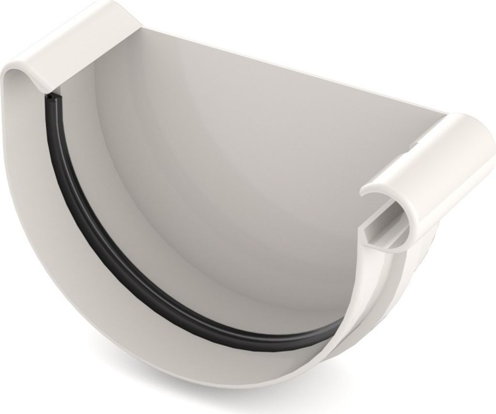 BRYZA Grondaia frontale GIUSTA in plastica Ø 150 mm, bianco Immagine del prodotto 