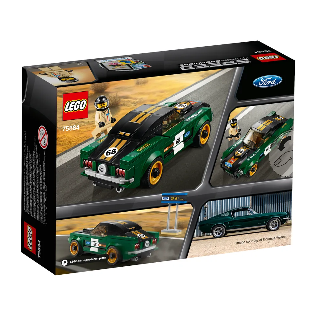 LEGO Speed Champions 75884 Ford Mustang Fastback 1968 Voiture