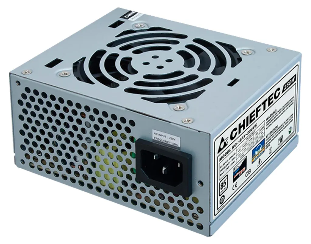 Alimentation 250W SFX Chieftec Haute Efficacité 85% avec PFC Actif Intégré