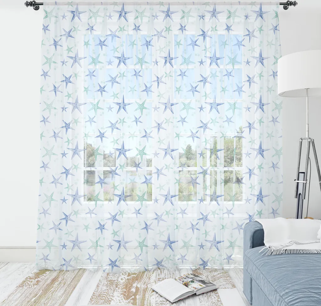 Tapisserie Murale pour Cacher un Mur Vide Thème Marin Satin 210x274