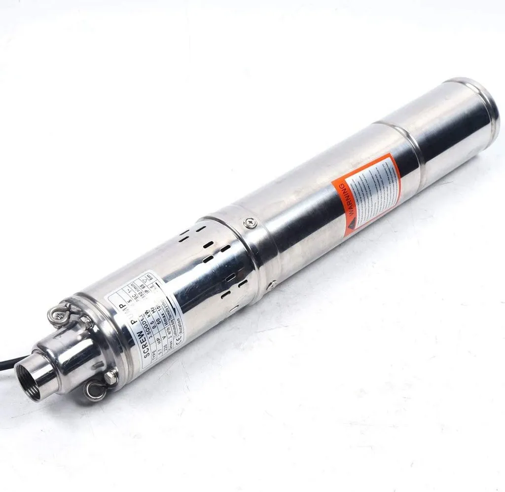 Pompe de puits 3.5 pouces compatible sable en acier inoxydable 500W - 9