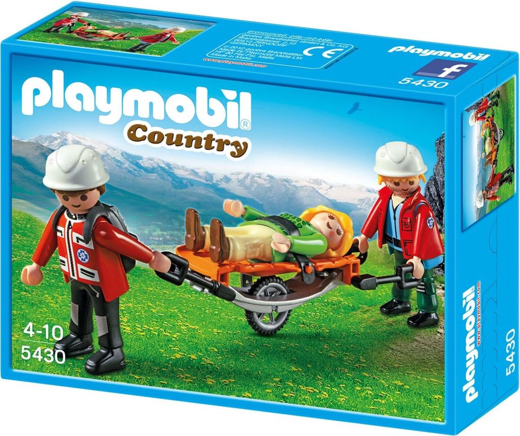 PLAYMOBIL 5430 Bergretter mit Trage Produktbild 