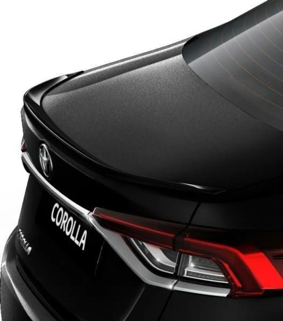 Spoiler Toyota Corolla PW156-02021-CA noir : Ajustement OE parfait