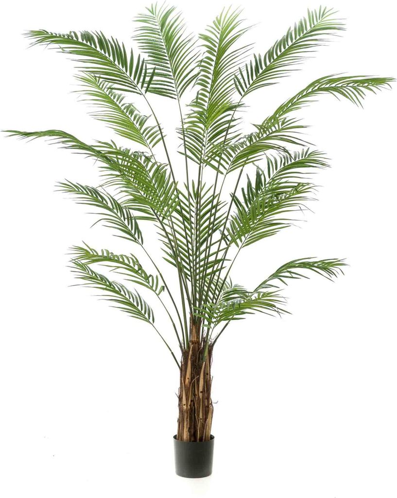 artplants.de Kunstpalme Areca Palme CUZCO, 240cm - Kunst Betelnusspalme