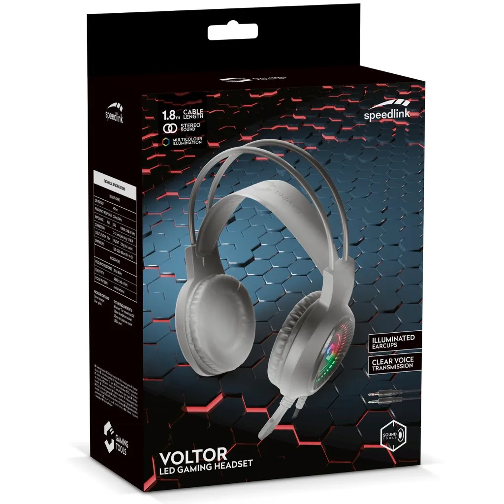 SpeedLink SPEEDLINK VOLTOR Cuffia cablata Head-band Gaming USB Type-A Nero - 8