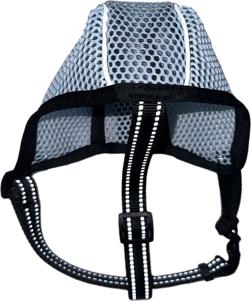 Maulkorb für Hunde, verstellbar, atmungsaktiv, aus Mesh, weich, bequem, beisssicher, für Hunde, Haustierbedarf
