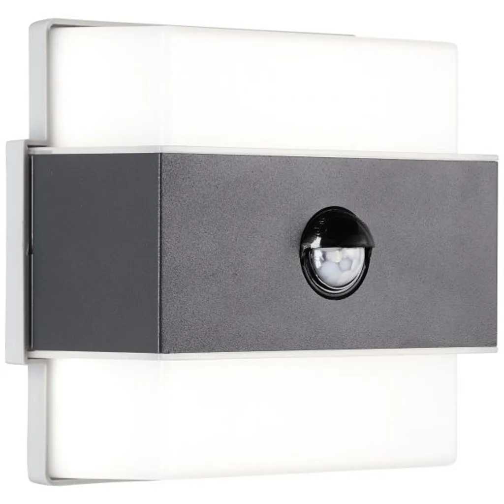Luminaire extérieur mural LED Archie anthracite à détection automatique