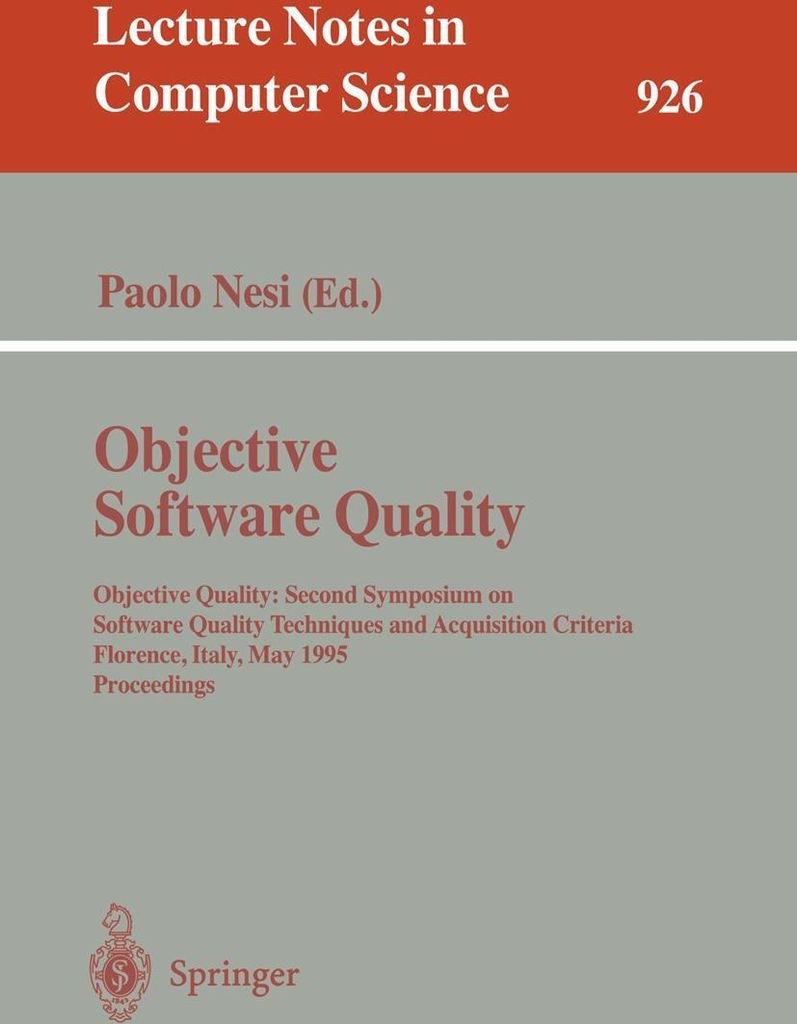 Objective Software Quality
