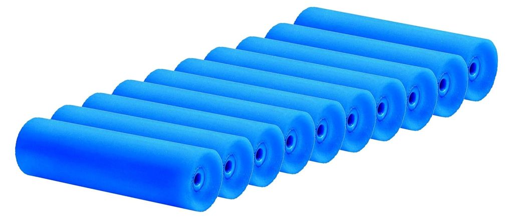 10 x Schaumstoff-Lackierwalze SoftForm Pro Außen Ø35mm Breite 12cm