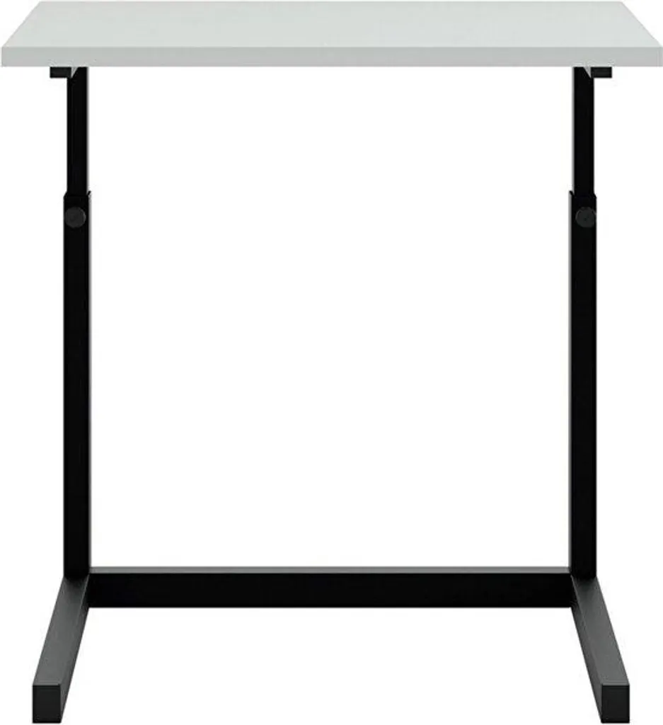 Table ajustable 40x60 cm blanche avec plateau robuste pour ordinateur - 4