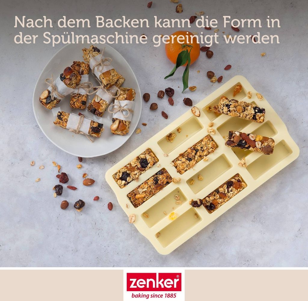 Zenker Müsliriegel-/ Minikuchenform Patisserie, perfekt für Produktbild 6