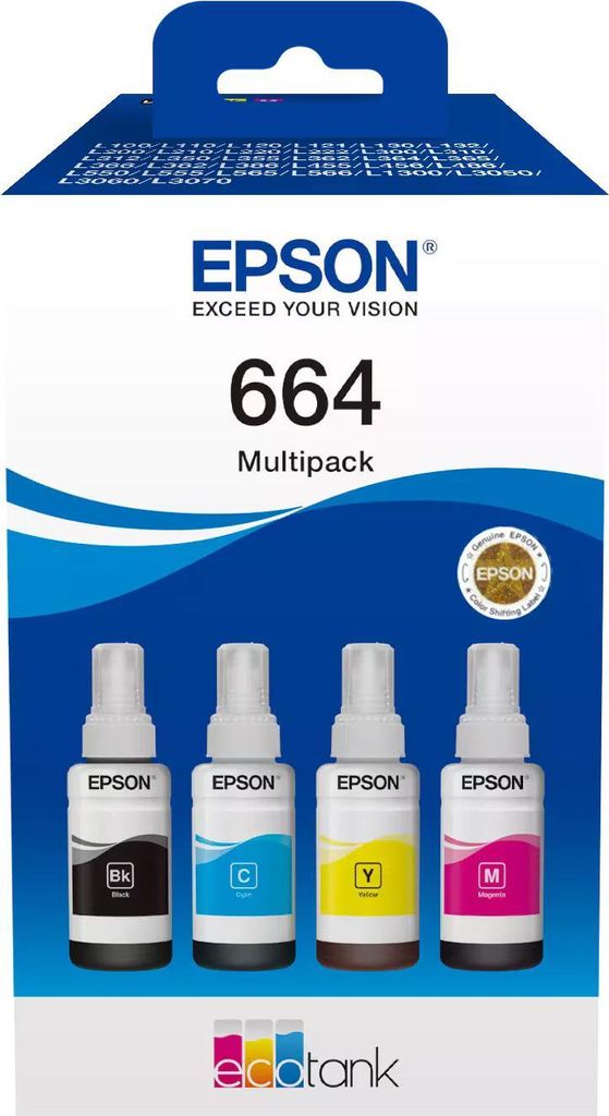 Epson C13T66464A ink cartridge 4 pc(s) Compatible Black, Immagine del prodotto 