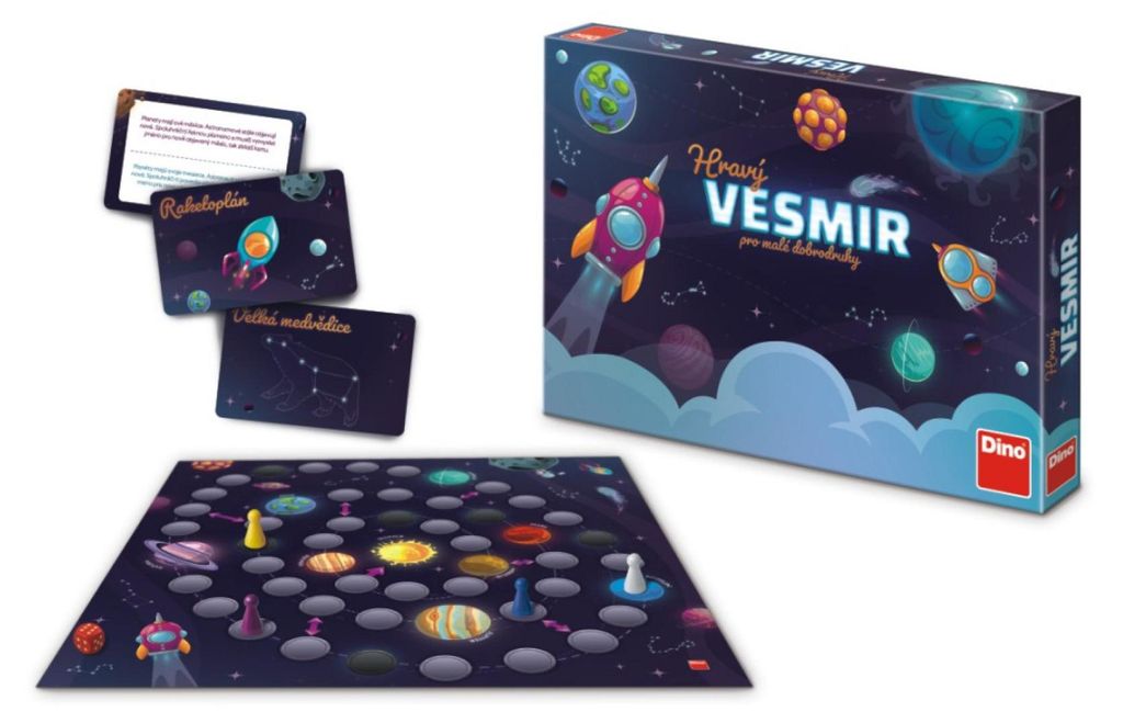 Hravý Vesmír pro malé dobrodruhy stolní společenská hra v Obrázek produktu 