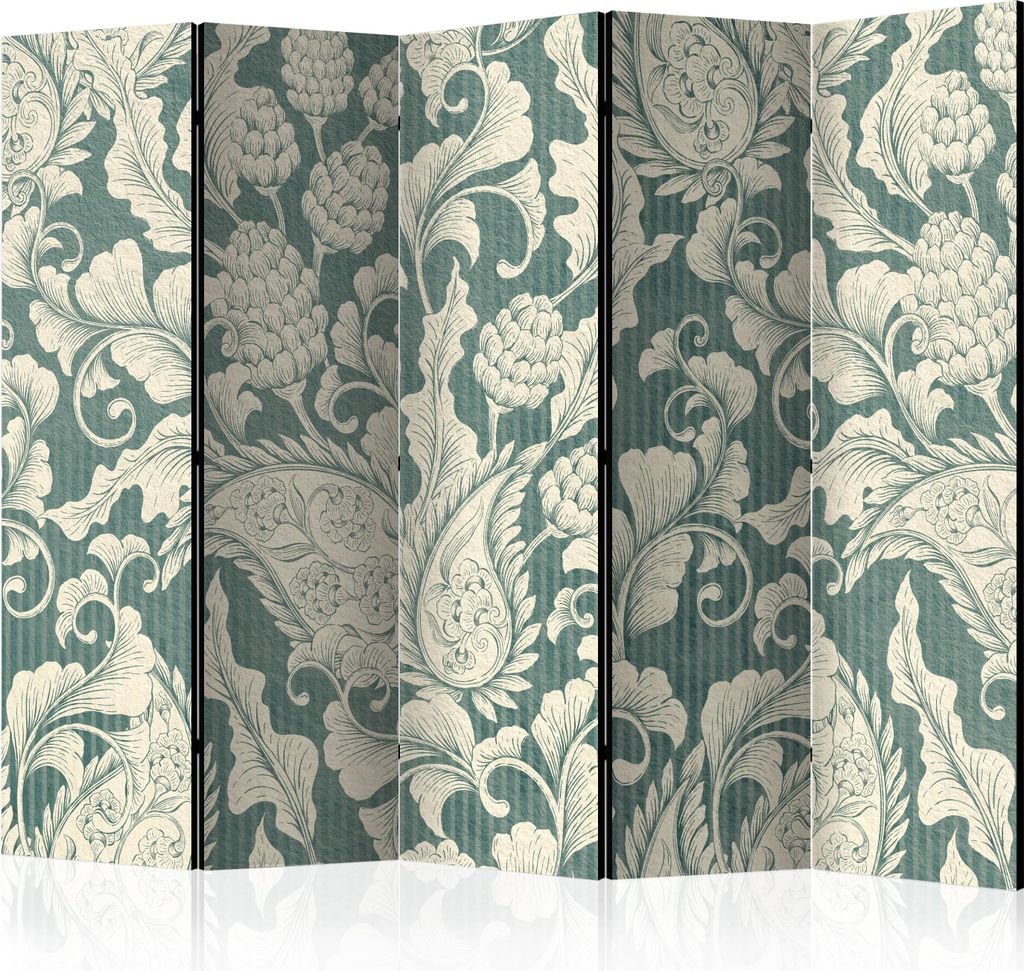 Neuheit! Dekorativer Paravent Raumteiler Trennwand Foto-Paravent Spanische Wand XXL ORNAMENTE 225x172 cm p-B-0056-z-c