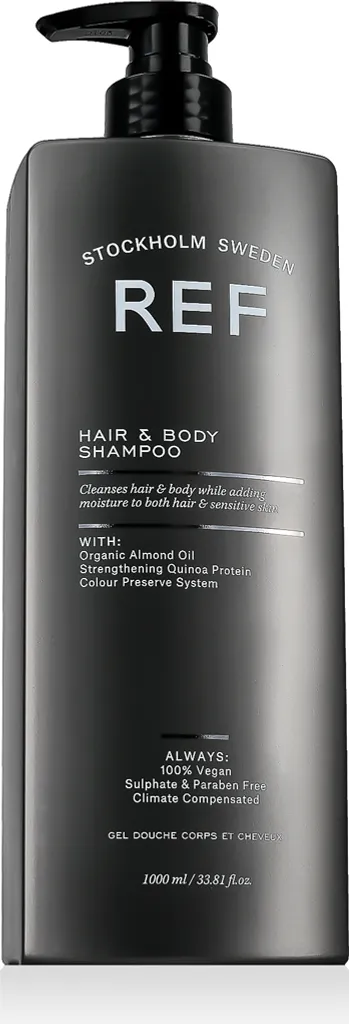 Shampooing douche corps et cheveux REF 1000 ml - Gel lavant neutre