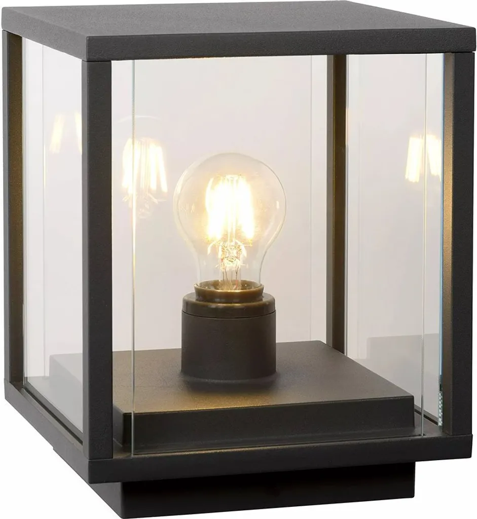 Lampe de Plafond Cylindrique Lucide CLAIRE en Verre de Haute Qualité E27