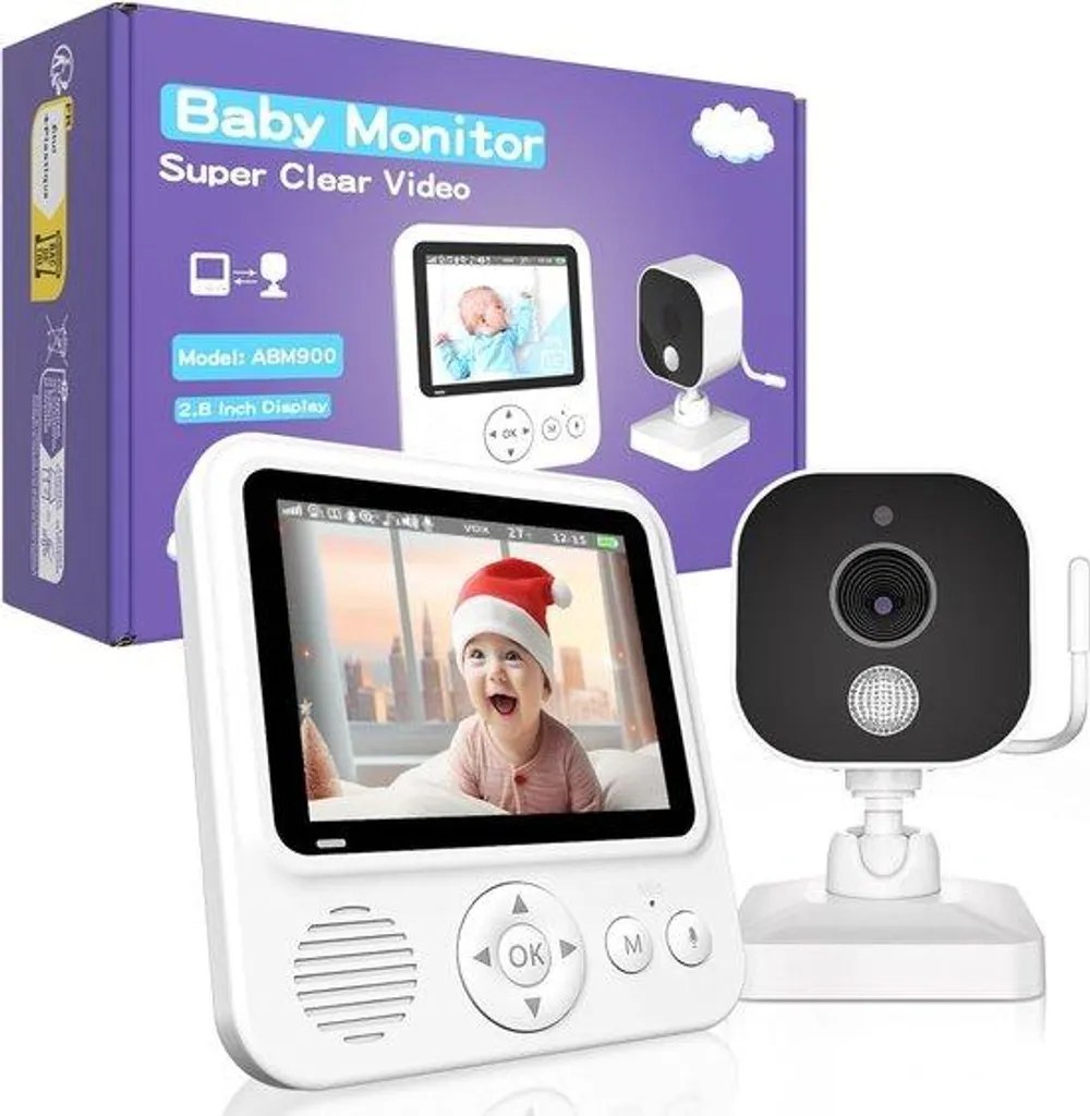 Écoute-bébé vision nocturne automatique et batterie sans fil - Nova