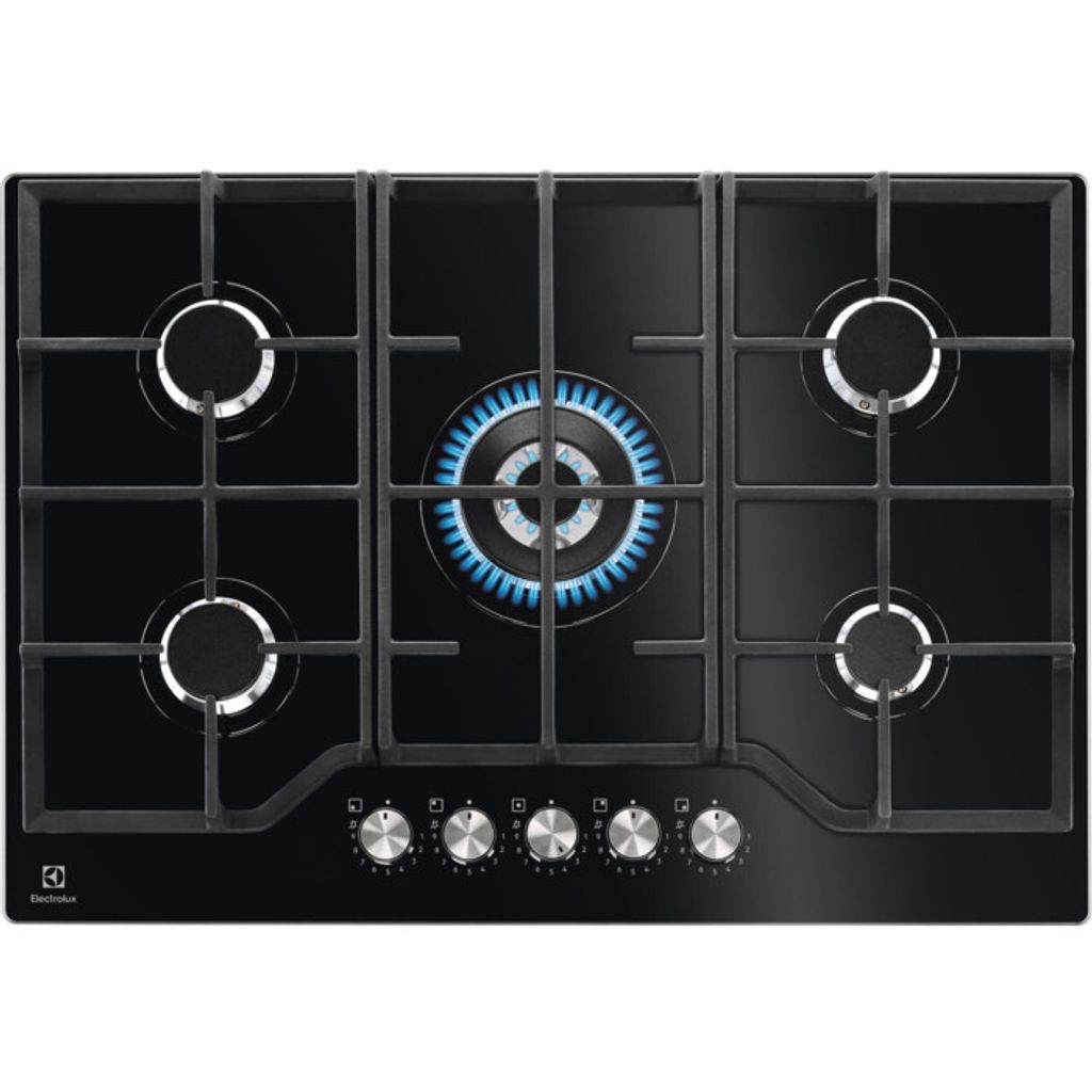 Electrolux KGG75362K Black Built-in 74 cm Gas 5 zone(s) Image du produit 