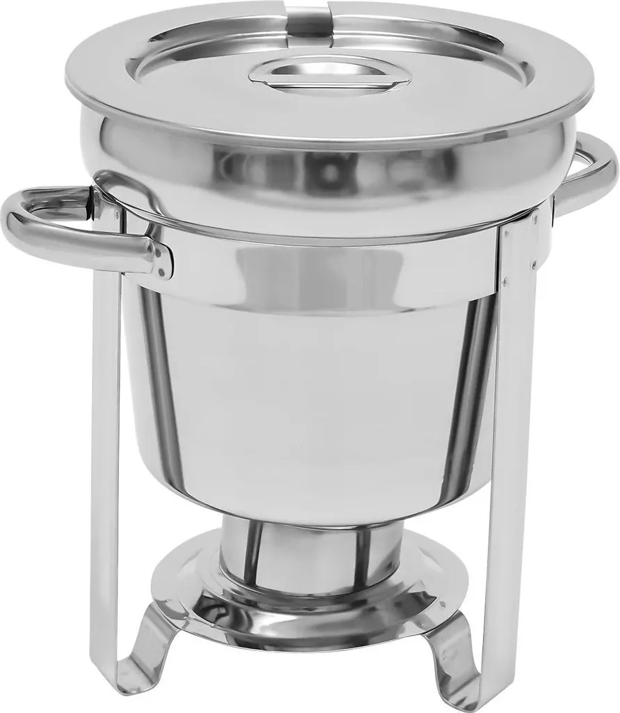 Marmite à Soupe Professionnelle 7 Litres Inox pour Buffet et Service